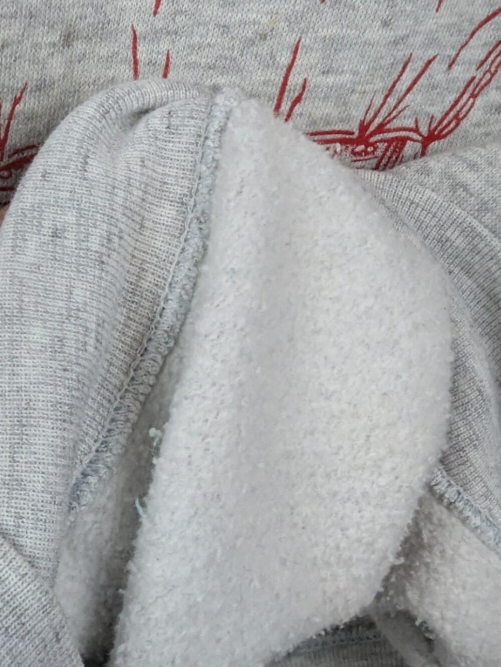 Vintage Medium 90s Oklahoma Sooners Tultex Crewneck Sweatshirt  Gray USA Made - Picture 11 of 13